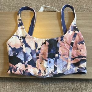 Forever 21 floral crop top in pink and purple. Gently used.